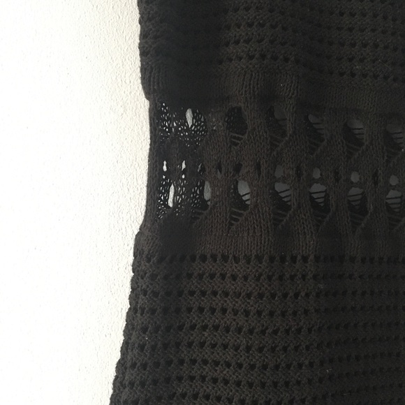 BNWT Guess Black Knit Bodycon Dress (S) - Picture 7 of 8